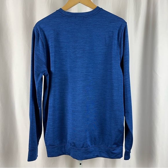 Puma Medium Fleece inner Long Sleeve Workout Shirt Running Gym Active - Picture 2 of 7